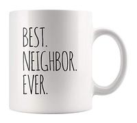 Panvola 'Best Neighbor Ever ' Regalo d'addio per i vicini in trasloco Tazza per l'inaugurazione della casa da 11 once