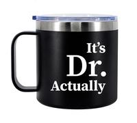 Panvola It's Dr Actually Doctor Gifts Tazza da caff isolata da 14 once con H