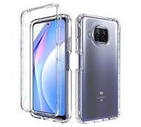 PANXIYUE Cover compatibile con Xiaomi Mi 10T Lite 5G,360°Full Body Silicone TPU Protezione Resistente Custodia cover per Xiaomi Mi 10T Lite 5G (Transparent)