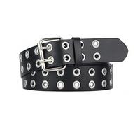 PANYI Cintura Con Rivetti da Donna Cintura Con Rivetti da 110 Cm Cintura Con Rivetti a Doppio Foro Cintura Punk Rock Cintura Donna Può Essere Abbinata a Vari Abiti e Jeans