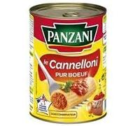 Panzani Cannelloni 100% carne di manzo pura 400 g, 3 pezzi