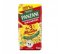 Panzani - Maccheroni, cottura veloce, 3 minuti, 1 kg - tre articoli