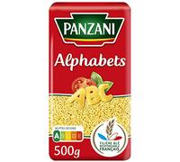 Panzani - Pasta alfabetica, 500 g, confezione da 3