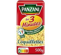 Panzani - Pasta Cottura Veloce Coquillettes 500 G - Lot De 4 - Prezzo Per Lotto - Consegna Veloce