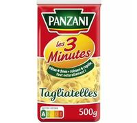 Panzani Pâtes Les 3 Minutes Tagliatelle 500 g - Lot de 6