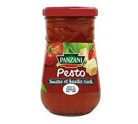 Panzani - Salsa al pesto, pomodori e basilico cesellato, 200 g, 4 pezzi - Venduto in set