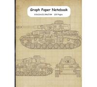 Panzer Blueprint Graph Paper Notebook: Graph Paper for STEM, Drafting, Design & Creative Thinking