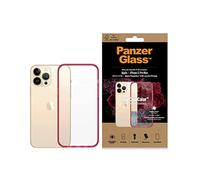 PanzerGlass™ ClearCaseColor™ Custodia antiurto compatibile per iPhone 13 Pro Max - Strawberry Limited Edition, Custodia rigida di protezione militare per iPhone 13 Pro Max Case