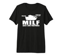 Panzer VI Tiger carro Armato Divertente Maglietta Premium