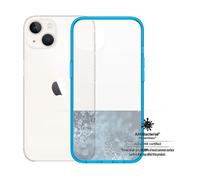 PANZERGLASS 0331 ClearCase antibatterica COVER per Apple iPhone 13 14, Blu