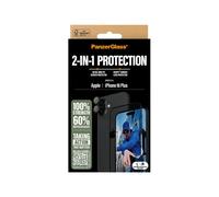 PanzerGlass 2in1 Bundle iPhone 16 Plus Rahmenfarbe nero f?r B2863+1283