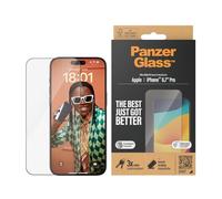 PanzerGlass protezione schermo iPhone 15 Pro Max UWF w. EasyAl Pellicola 2812