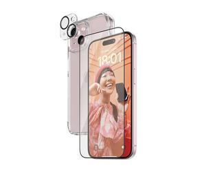 PanzerGlass Bundle 3in1 iPhone 15 6.1"D3O Hardcase + Screen Protector UWF+ Lens