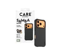 PanzerGlass Custodia MagSafe per iPhone 17 Pro SAMBA, 2,3 m, profilo sottile e sottile, lunetta rialzata per fotocamera, compatibile con MagSafe, nero