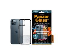 PanzerGlass - Cover trasparente con bordo nero per Apple iPhone 12 Pro Max