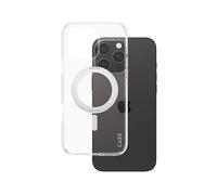 PANZERGLASS Feature w. Silver Kickstand CUSTODIA per Apple Apple - iPhone 16 Pro Max, Trasparente