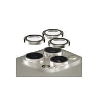 PanzerGlass™ Hoops protezione dell'obiettivo della fotocamera per Apple iPhone 15 Pro | Pro Max - protezione con stile, vetro antiurto, naturale