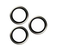 PanzerGlass™ Hoops protezione dell'obiettivo della fotocamera per Apple iPhone 15 Pro | Pro Max - protezione con stile, vetro antiurto, titanio naturale