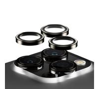 PanzerGlass Hoops Vetro Proteggi Fotocamera iPhone 15 Pro 15 Pro Max Black Metal NEW