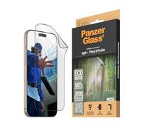 PanzerGlass Pellicola Protettiva Eco MATRIX per iPhone 16 Pro Max, Plastica Riciclata al 100%, Resistenza extra ai Graffi, Resistente agli Urti, Ecologica, applicazione facile