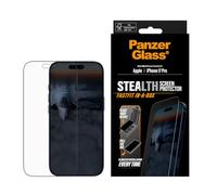 PanzerGlass Pellicola protettiva per iPhone 17 Pro da 6,3 pollici, in vetro temperato a schermo intero, anti-bluelight, antiriflesso, protezione contro cadute/graffi, FastFit IN-A-Box, facile da