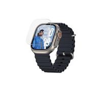 PanzerGlass Pellicola protettiva piatta per Apple Watch Ultra 2024, copertura a schermo intero, protezione da cadute/impatti/graffi, vetro ad alta definizione ultra trasparente, installazione a secco