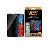 PanzerGlass Pellicola protettiva Privacy in vetro temperato per iPhone 16e (2025) | 14 | 13 | 13 Pro - Vestibilità Ultra-Larga, 60% Vetro Riciclato, Proteggi Schermo in Vetro Temperato per iPhone 16e