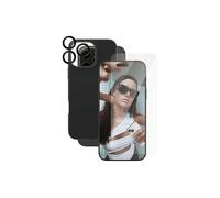 PANZERGLASS Protettiva PG-B1396+95878+95891 Custodia per Apple iPhone 16 Pro Max, Nero trasparente
