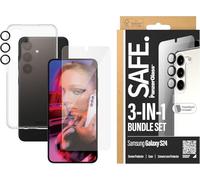 PanzerGlass SAFE. by Bundle di Protezione 3-In-1 per Samsung Galaxy S24 - Difesa a 360°, D3O® Bio, Resistenza ai Graffi