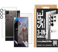 PanzerGlass SAFE. by Bundle di Protezione 3-In-1 per Samsung Galaxy S24 Ultra - Difesa a 360°, D3O® Bio, Resistenza ai Graffi