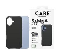 PanzerGlass Samba MagSafe - Custodia per iPhone 17, 2,4 m, protezione anticaduta, profilo sottile, lunetta rialzata, compatibile con MagSafe, colore: Nero