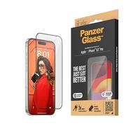 PanzerGlass - Screen Protector iPhone 15 Pro - Ultra-Wide Fit w. EasyAligner