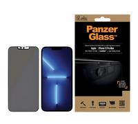 PanzerGlass - Vetro temperato Case Friendly Privacy CamSlider AB per iPhone 13 Pro Max - Nero