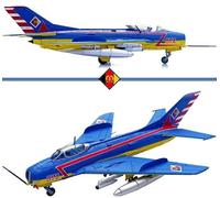 Panzerkampf 1/72 14642PB MiG-19S Farmer-C East German Air Force JG-3, Red 872