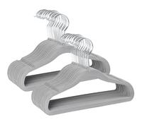 Panzy Home Confezione da 30 grucce appendiabiti in velluto per bambini, antiscivolo, per neonati e bambini, ultra sottili, salvaspazio, per l'organizzazione dell'armadio della scuola materna