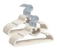 Panzy Home Confezione da 30 grucce appendiabiti in velluto per bambini, antiscivolo, per neonati e bambini, ultra sottili, salvaspazio, per l'organizzazione dell'armadio della scuola materna