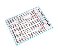 Pao PiPiano Schede Schede Schede Diagramma Principiante Pratica a dito Strumento musicale Acceano 43×5×5 Accordi di pianoforte Schede Schede Diagramma Principiante Pratica con le dita Accessori per