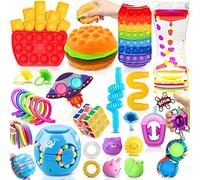 Paochocky Fidget Toy Set, 26 Pezzi Fidget Toys Pack, Fidget Toys Set Fidget Toys Box Giochi Sensoriali Anti Ansia e Stress è Adatta per Adulti e Bambini, può Essere Usata Come Regali per Feste