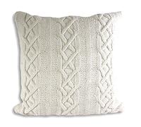 Paoletti Aran Poly Cush 55X55 Cream, Crema, 55x55cm