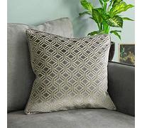 Paoletti Avenue - Cuscino imbottito in velluto jacquard con piume