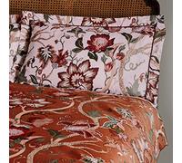 Paoletti Botanico contemporanea Oxford Federa Set, 200 Thread Count Raso di Cotone, Russet/Multi