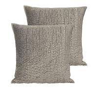Paoletti Brooklands Cuscini, Argento, 55 x 55cm, 2 unità