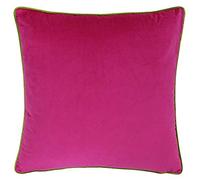 Paoletti Collezione Signature Meridian 55X55 FEATHCUSH HKP/LIM, Poliestere, Hot Pink/Lime Green, 55x55cm