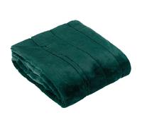 Paoletti Coperta in Pelliccia Sintetica Empress - Morbida ed Elegante Coperta dall'Arredamento Minimalista e Pesante per Letto o Divano (Emerald - 140x200cm)