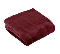 Paoletti Coperta in Pelliccia Sintetica Empress - Morbida ed Elegante Coperta dall'Arredamento Minimalista e Pesante per Letto o Divano (Ruby - 140x200cm)