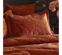 Paoletti Coppia di federe in velluto ricamato trapuntato Palmeria