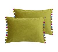 Paoletti Cuscini pieni di Fiesta Twin Pack, Bamboo/Multi, 35 x 50cm, 2 unità