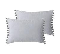 Paoletti Cuscini pieni di Fiesta Twin Pack, Colomba/Argento, 35 x 50cm, 2 unità