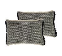 Paoletti Cuscini pieni di Piume Tangeri (Twin Pack), Monochrome, 40 x 60cm, 2 unità