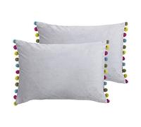 Paoletti Cuscini riempiti di Piume Fiesta, Dove/Multi, 35 x 50cm, 2 unità
